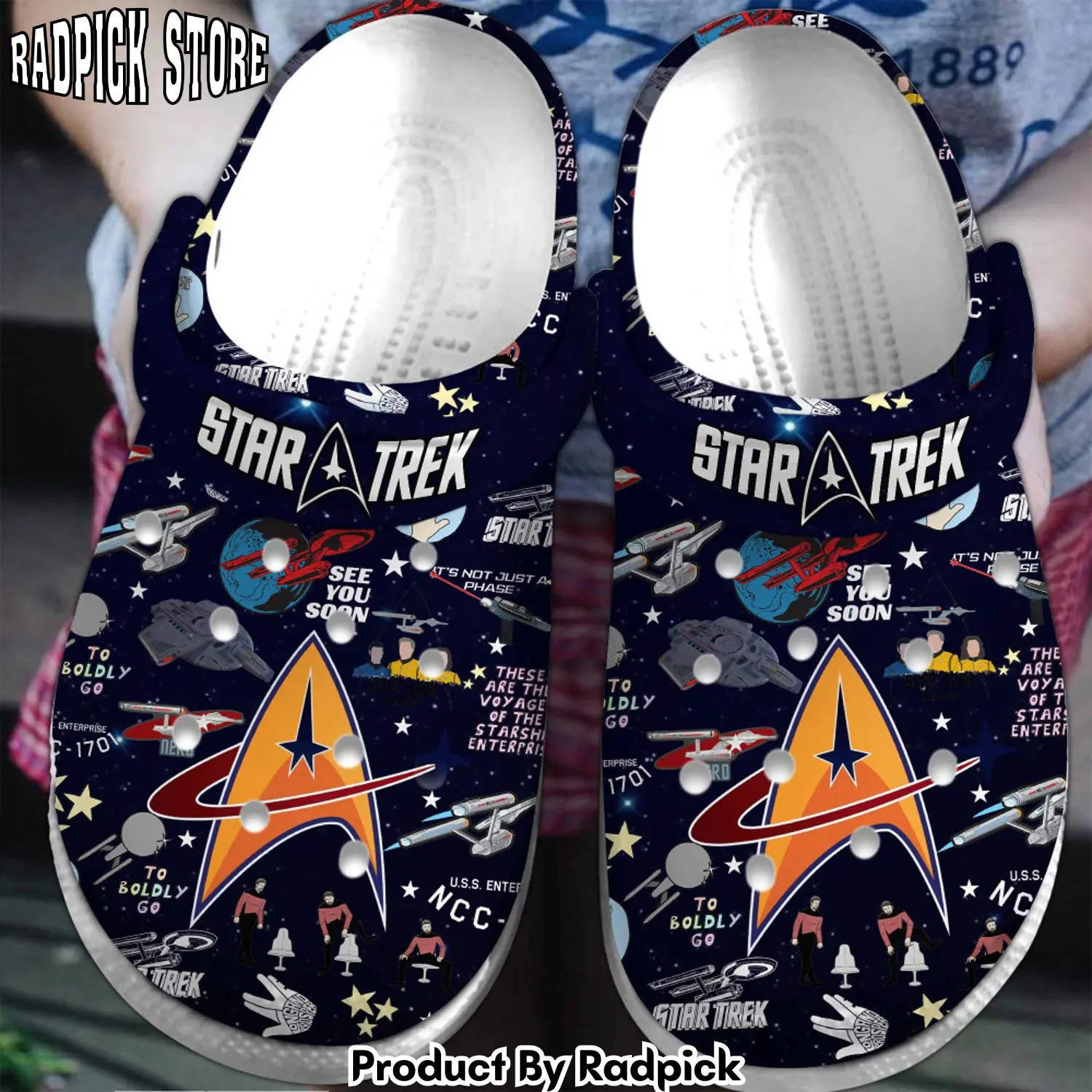 Radpick star trek movie clogs shoes comfortable for men women uyc rp6521245